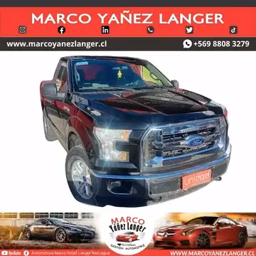 Ford F-150 3.3L XLT 4x4 RC usado (2017) color Gris precio $13.990.000
