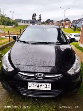 Hyundai Accent 1.4L GL usado (2019) color Negro precio $7.500.000
