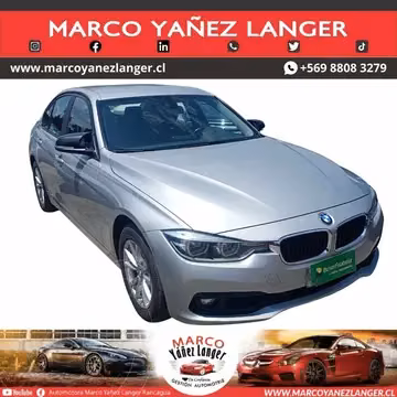 BMW Serie 3 316i usado (2016) color Plata precio $15.890.000