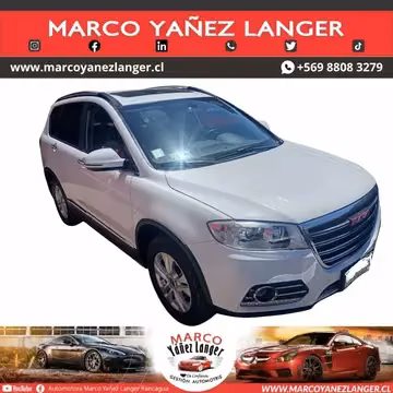 Haval H6 2.0L Active 4x2 usado (2018) color Blanco precio $9.790.000