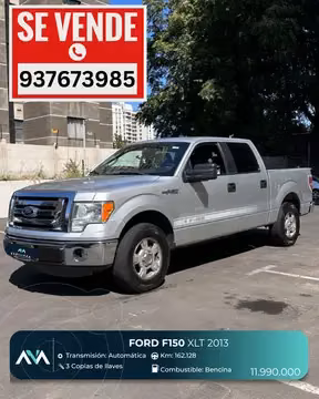 Ford F-150 XLT 3.7L 4x2 usado (2013) color Gris Plata  precio $11.990.000