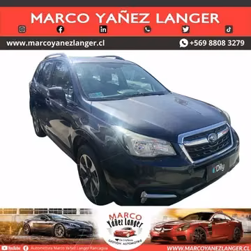Subaru Forester 2.0i AWD X usado (2017) color Gris precio $12.790.000
