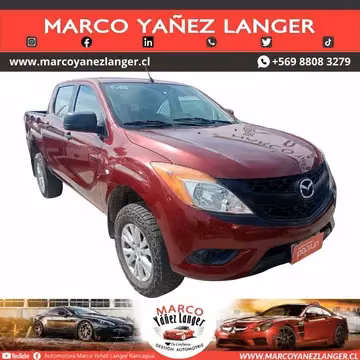 Mazda BT-50 2.2 DX 4x2 usado (2013) color Rojo precio $10.290.000