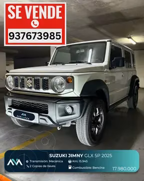 Suzuki Jimny 5P 1.5L GLX usado (2025) color Blanco precio $17.980.000