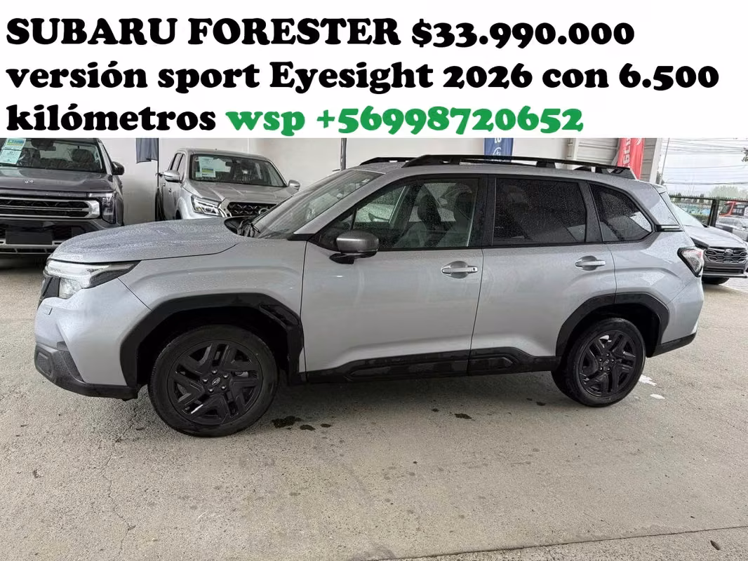 Subaru Forester 2026 usado precio $33.990.000