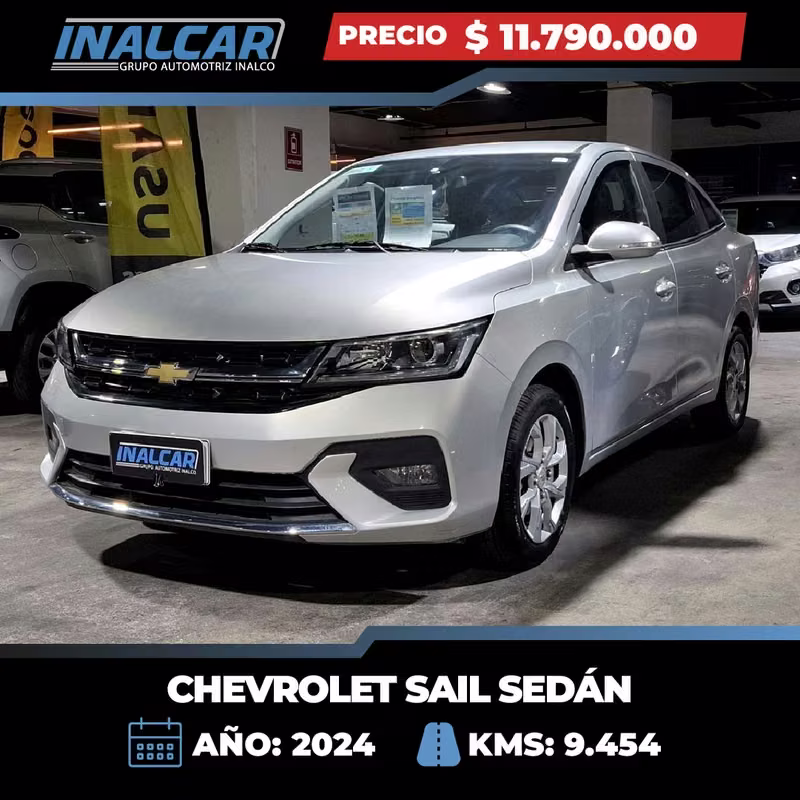 Chevrolet Sail 2024 usado precio $11.790.000
