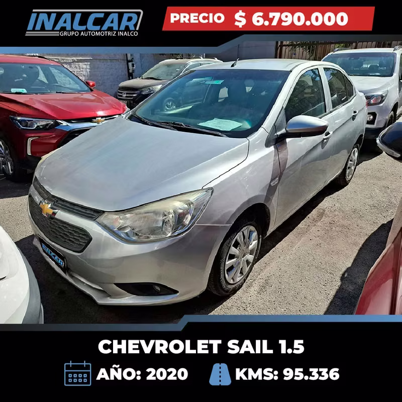 Chevrolet Sail 2020 usado precio $6.790.000
